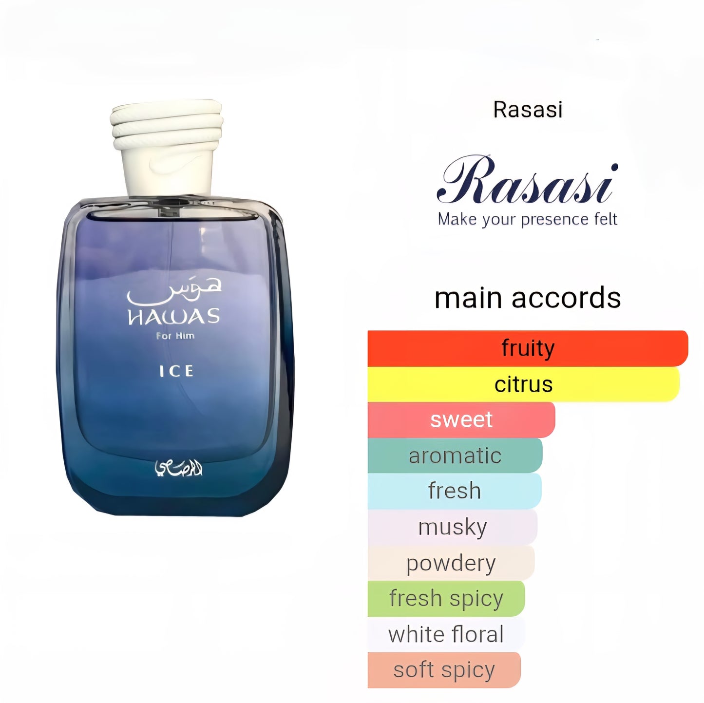 Rasasi Hawas Ice – Eau de Parfum